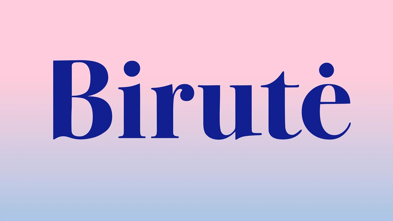 Birutė reklamos kadras.